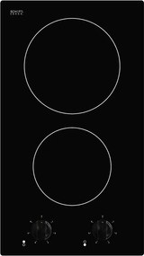 Плот за вграждане Crown VC 32, 3000W, 12 степени, Индикатор за оставаща топлина, Черен