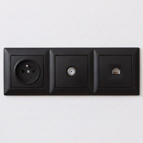 Розетка RJ45 с Рамка OSTE JNH010-S BLACK
