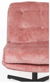 Розово въртящо се кресло Kai – White Label