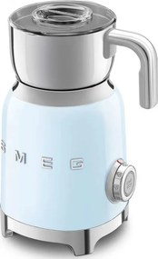 Уред за разпенване на мляко Smeg MFF11PBEU, 500 W, 600 мл, 8 програми, Подвижна кана, Автоматично изключване, Пастелно Синьо