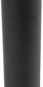 Модерна лампа за външен монтаж черна 40 см IP44 с LED - Roxy