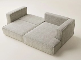 Бежов шенилов сгъваем/с място за съхранение ъглов диван (десен ъгъл) Velto – Maison de Rêve