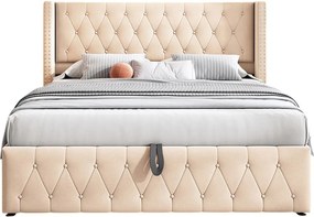 Тапицирано легло Zenmor-Бежов