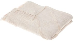 Покривало за легло atmosphera Inca, 130x180 cm, Памук - Слонова кост