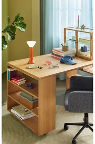 Оранжева затъмняваща се настолна лампа (височина 30 cm) Flash – Hübsch