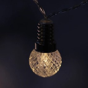 Светодиодна светлинна верига с форма на крушка, 20 светлини, 2,4 м - DecoKing