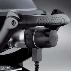 Електрическо барбекю Weber Q1400 WB 52020079, 2200 W, 43x32 cm, Капак и корпус от лят алуминий, Подвижна тава за мазнини, Тъмносив