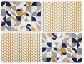 Подложки от корк и хартия 4 бр. 21,5x29 см Bauhaus - Cooksmart ®