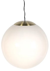 Смарт скандинавски висящa лампa от опалово стъкло 50 cm с Wifi A60 - Ball 50