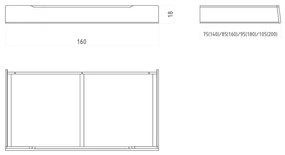 Чекмедже за под леглото в естествен цвят Twig – The Beds