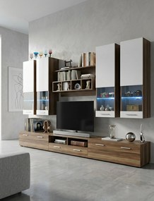 Холна секция Doreto-Walnut - White
