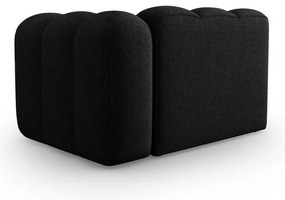 Черно-антрацитен модулен диван (десен ъгъл) Lupine – Micadoni Home