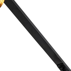 Модерна 1-фазна релсова система с 5 тъмно бронзови прожектори - Jeana