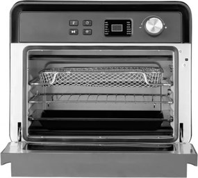 Мултифункционална Air Fryer фурна Caso AirFry Chef 1700, 1700W, 22 л, 12 програми, 40-230°C, Таймер, Осветление, Сушене, Черен