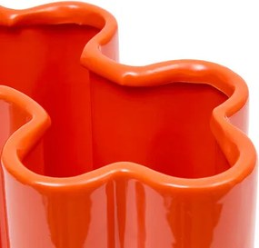 Ваза atmosphera Flow, Керамика, Оранжев, 17 cm