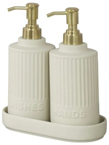 Кремава керамична стойка за перилни препарати Heidi – Wenko