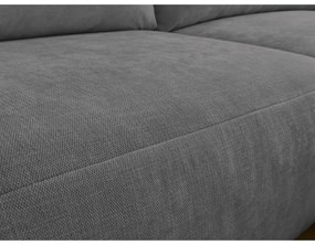 Сив ъглов диван Aden – Bobochic Paris