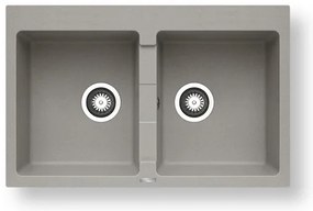 Мивка Pyramis Pyragranite Sparta Plus 2B-Графитен въглен