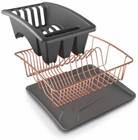 Тава за оттичане с меден цвят и шайба - Metaltex