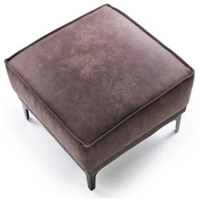 Кафява табуретка от изкуствена кожа Copenhagen - Scandic