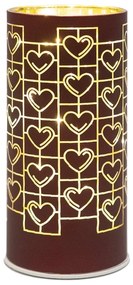 Светла декорация в цвят бордо ø 7 cm Frida - Sirius