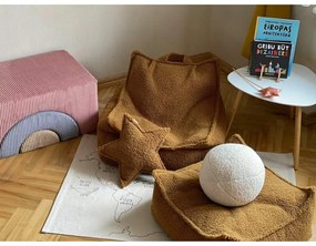 Кремава детска възглавница за диван от букле Ball – Wigiwama