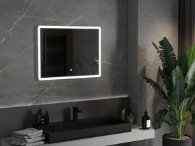 Mexen Navia осветено огледало за баня 80 x 60 см, LED 6000K, анти-пара - 9803-080-060-611-00