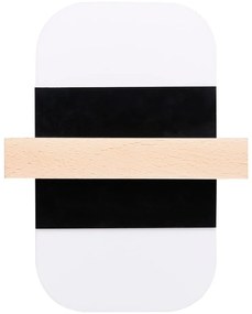 Черно-бяла LED светлина за стена April - Candellux Lighting