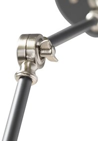 Индустриален стенен аплик сив регулируем - Dazzle