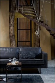 Черен диван от изкуствена кожа 190 cm Rodeo – WOOOD