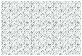 Самозалепващ тапет – Нежни сини цветя с листа