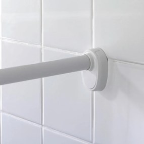 Бял универсален ъглов прът за душ завеса, ø 2,5 cm - Wenko