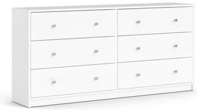 Бял скрин , 143 x 68 cm May - Tvilum