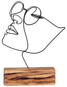 Метална статуетка Girl - Mioli Decor