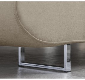 Бежов сгъваем/с място за съхранение ъглов диван (ляв ъгъл/L форма) Anton – ELTAP