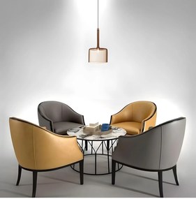 Плафон APP1698-1CP AMBER A