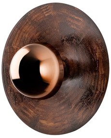 Стенна лампа в меден цвят ø 38 cm Kurt – Opviq lights