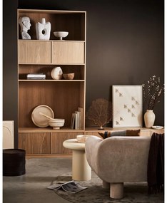 Модулна библиотека от декор от дъб в естествен цвят 157x199 cm Modulair – vtwonen