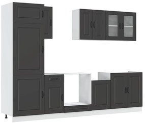 3314792 vidaXL Комплект кухненски шкафове от 8 части Kalmar, инженерно дърво