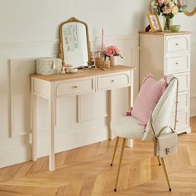 Конзолна маса с чекмеджета atmosphera Mohea, 100 cm, Слонова Кост