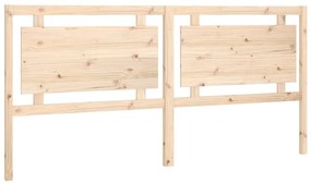 817960 vidaXL Горна табла за легло, 205,5x4x100 см, бор масив