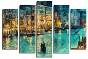 Картини в комплект от 5 бр. Venice - Wallity
