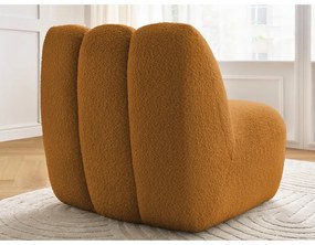 Кресло от прежда с примки от букле в цвят горчица Janissaire – Bobochic Paris