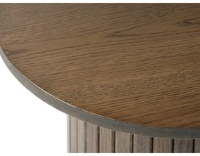 Кръгла масичка за кафе от дъб ø 50 cm Nola - Unique Furniture