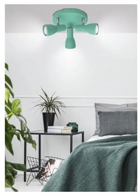 Лампа за таван в ментов цвят с метален абажур 29x29 cm Picardo - Candellux Lighting