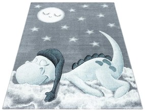 Синьо-сив детски килим 140x200 cm Bambi – Ayyildiz Carpets