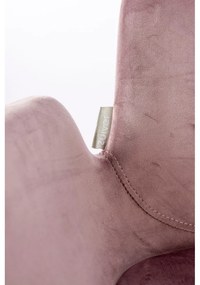 Светлорозови бар столове от кадифе в комплект от 2 броя 91,5 cm Brit - Zuiver