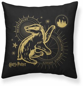 Калъфка за възглавница Harry Potter Hufflepuff Черен 50 x 50 cm