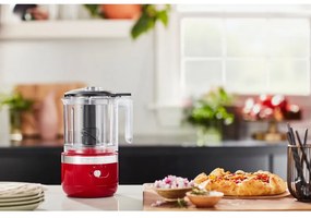 Акумулаторен чопър KitchenAid 5KFCB519EER, 12 V, 1.18 л, 3500 rpm/min, 2 скорости + Pulse, Без BPA, Empire Red