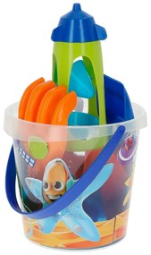 Комплект плажни играчки Colorbaby Mr Craby Ø 18 cm полипропилен (16 броя)